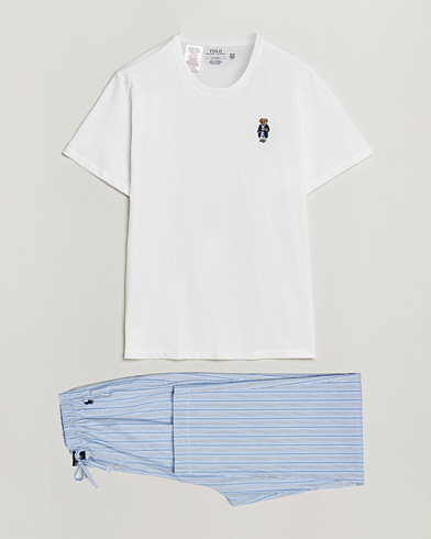 Polo Ralph Lauren Cotton Pyjama Set Andrew Stripe/White – Multicolor