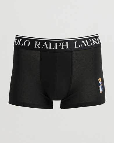 Polo Ralph Lauren Cotton Bear Trunk Polo Black – Negro