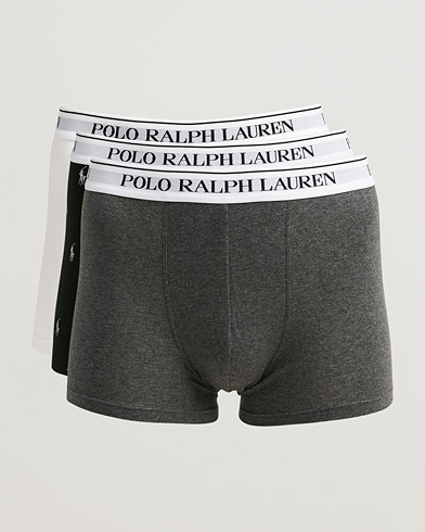 Polo Ralph Lauren 3-Pack Trunk White/Grey/Black – Multicolor