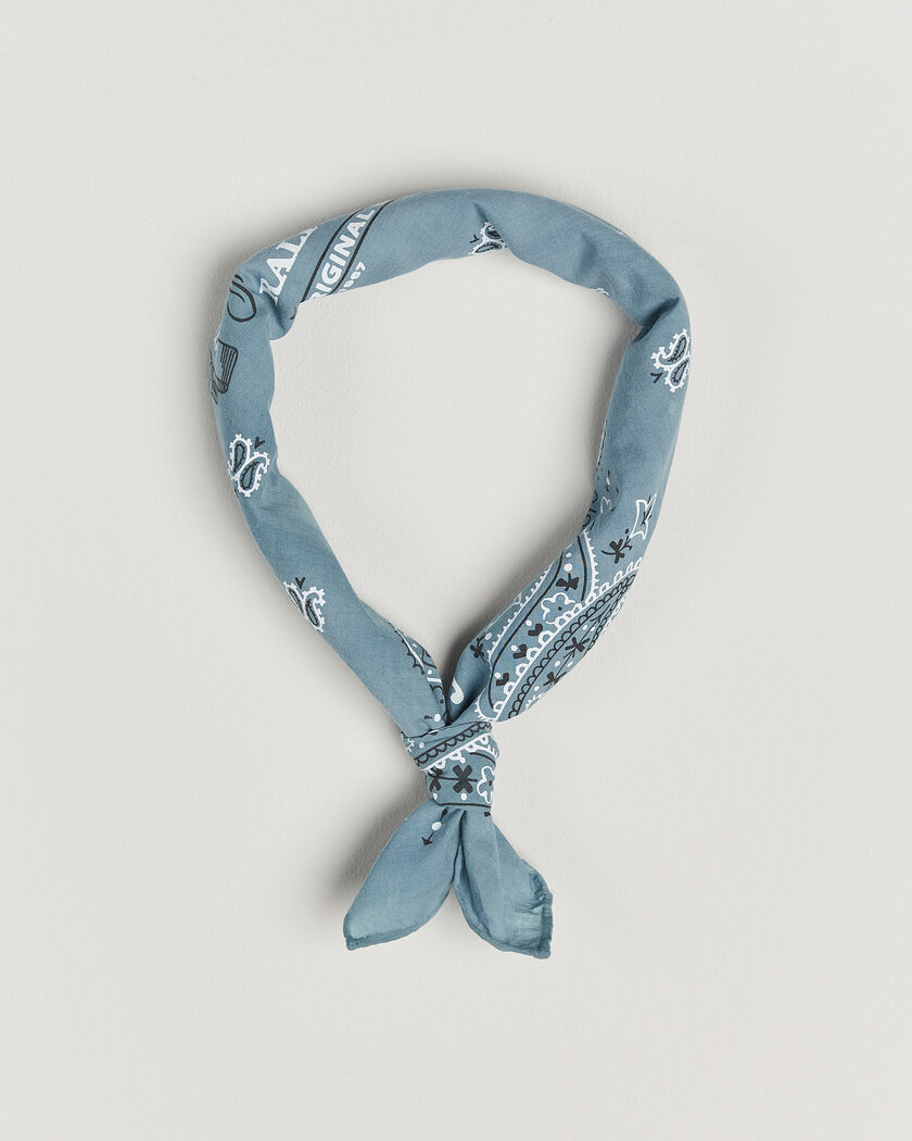 Polo Ralph Lauren Cotton Printed Bandana Vessle Blue – Azul