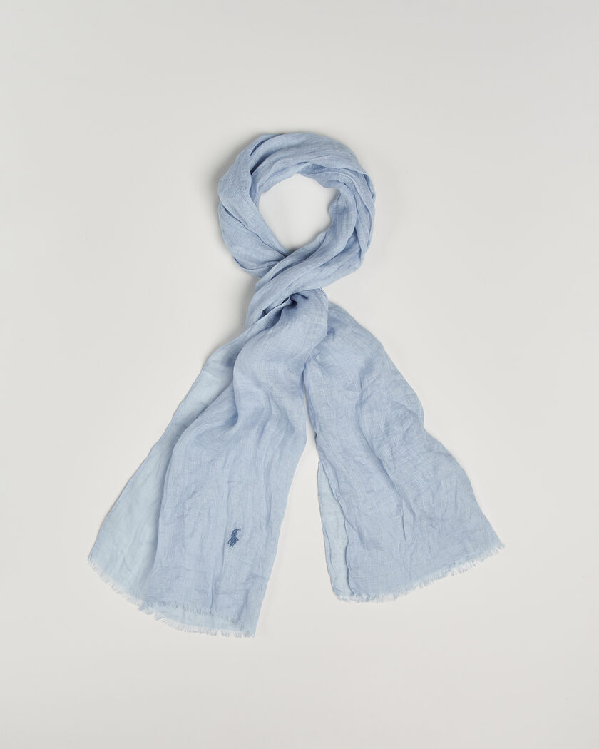 Polo Ralph Lauren Linen Scarf Chambray – Azul