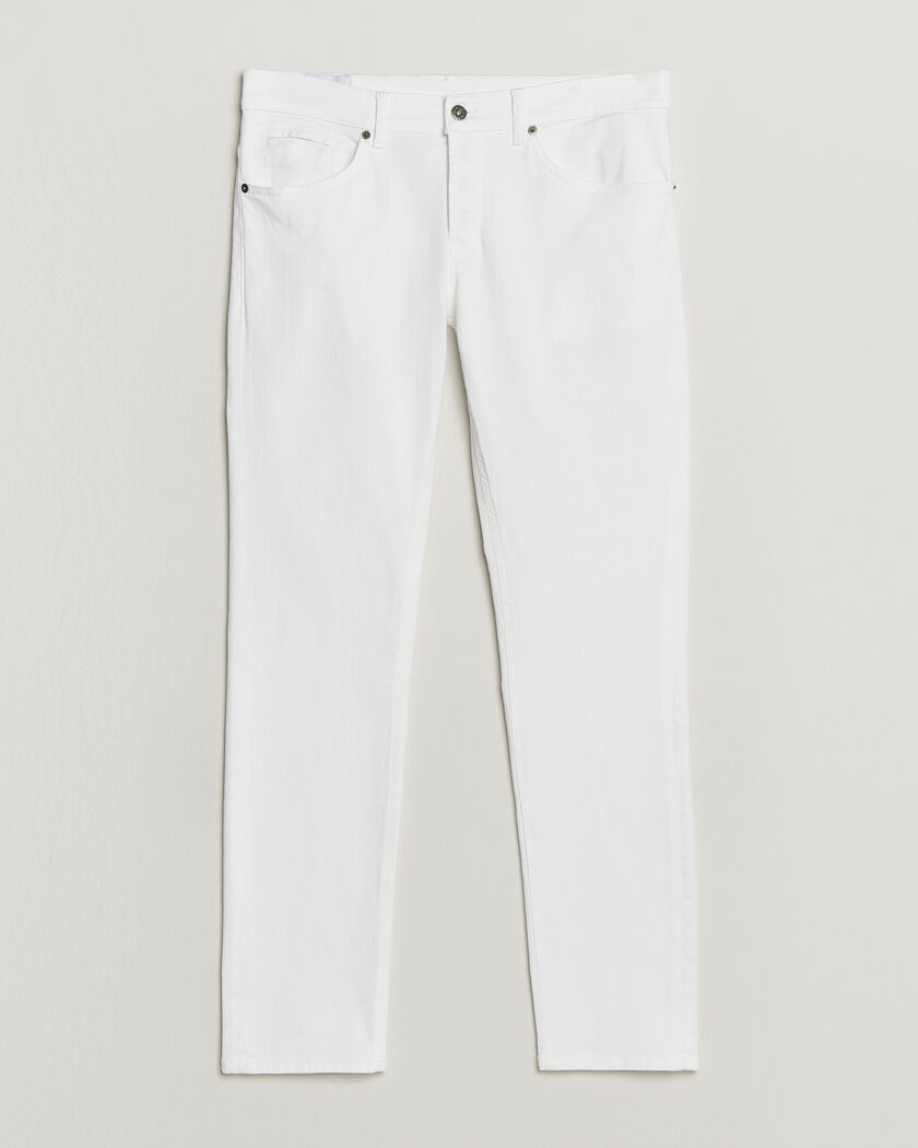 Dondup George Bullstretch 5-Pocket Pants White – Blanco