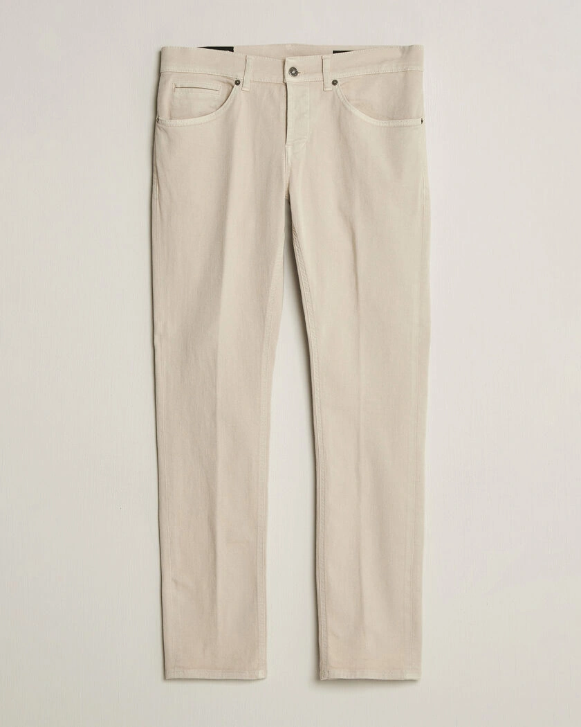 Dondup George Bullstretch 5-Pocket Pants Beige – Beige
