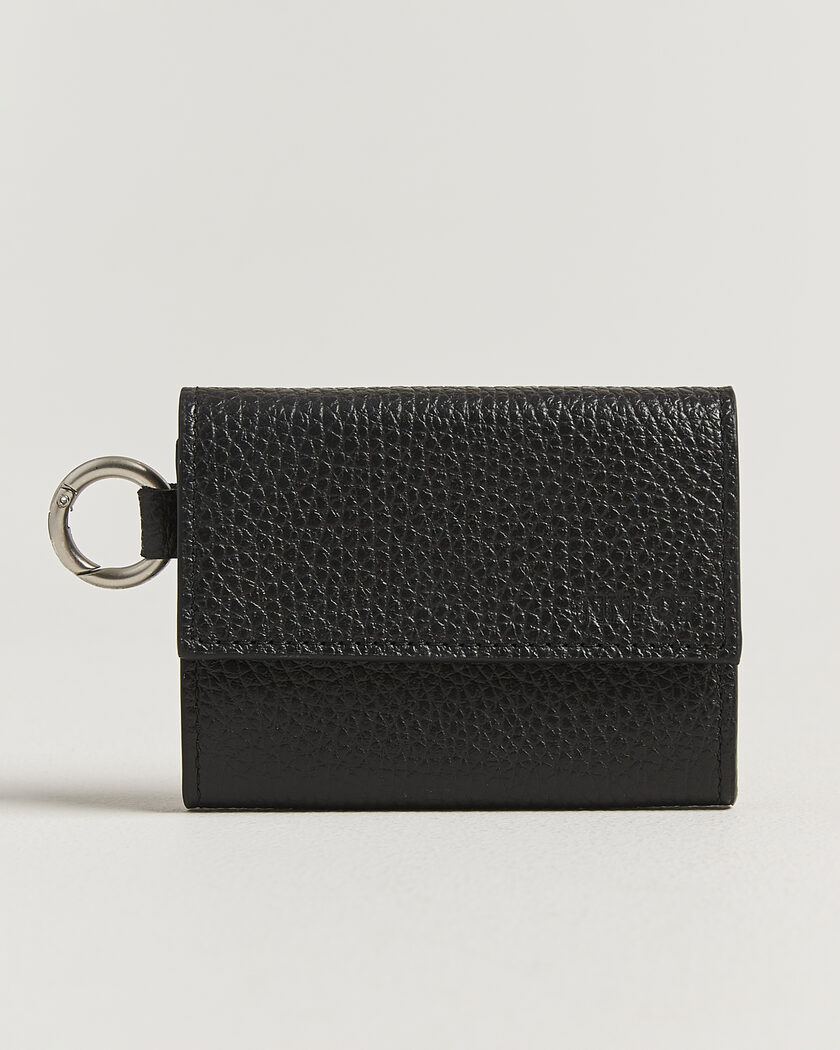 NN07 Foldo Grained Leather Wallet Black – Negro