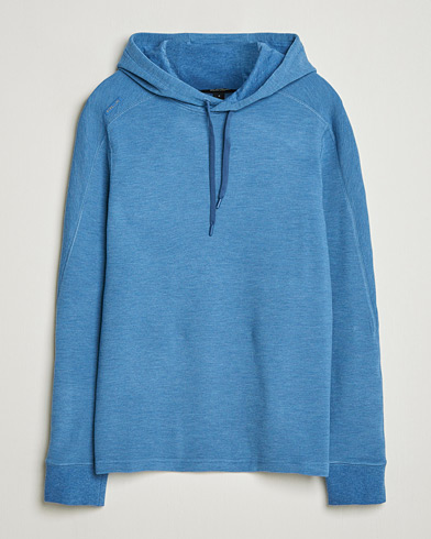 RLX Ralph Lauren Tech Waffle Hoodie Fog Blue Heather – Azul