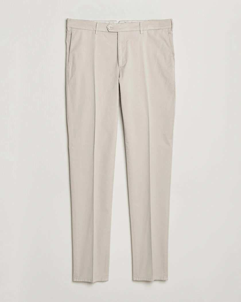 Brunello Cucinelli Slim Fit Chinos Light Beige – Beige