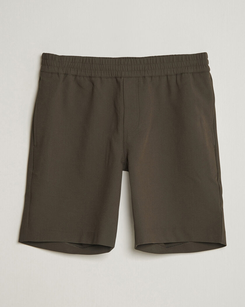 Samsøe Samsøe Smith Drawstring Shorts Black Olive – Verde