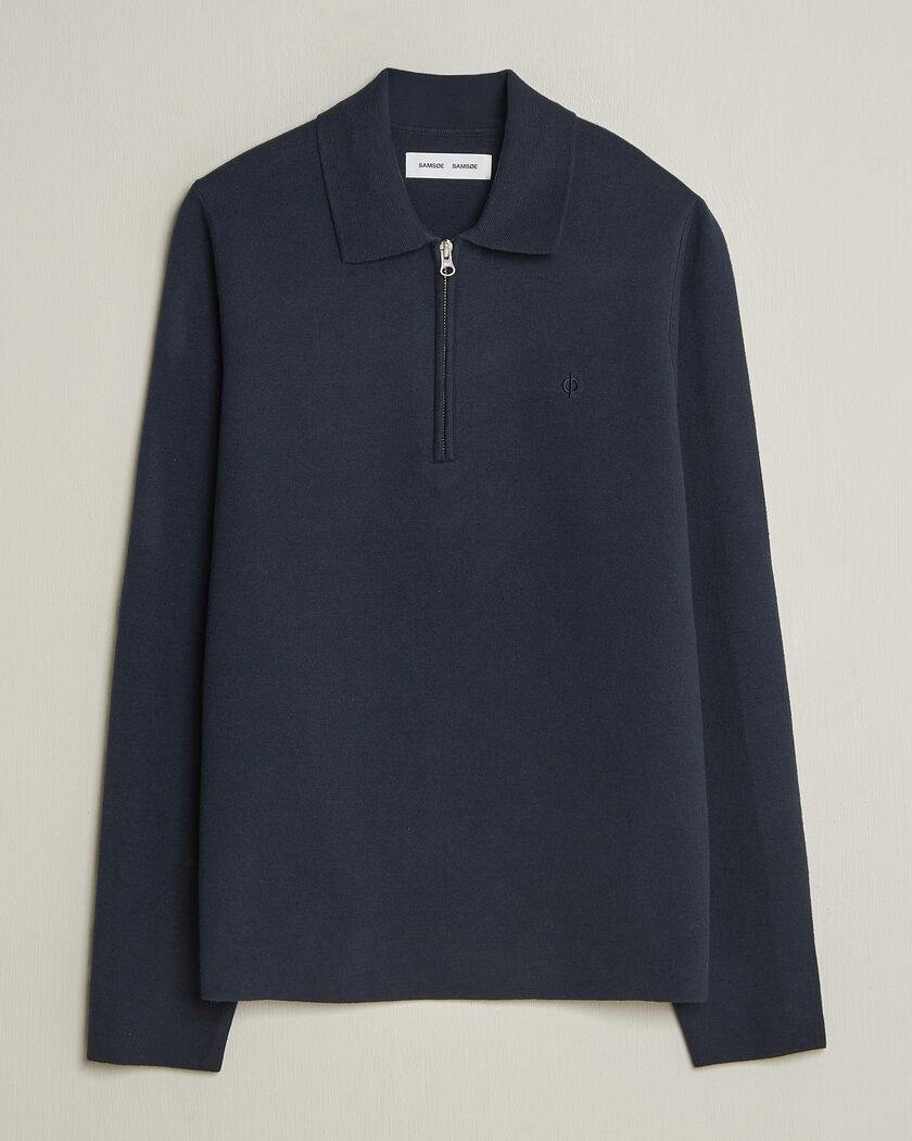 Samsøe Samsøe Guna Half Zip Salute Navy – Azul