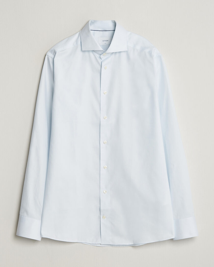 Eton Slim Fit Signature Oxford Shirt Light Blue – Azul