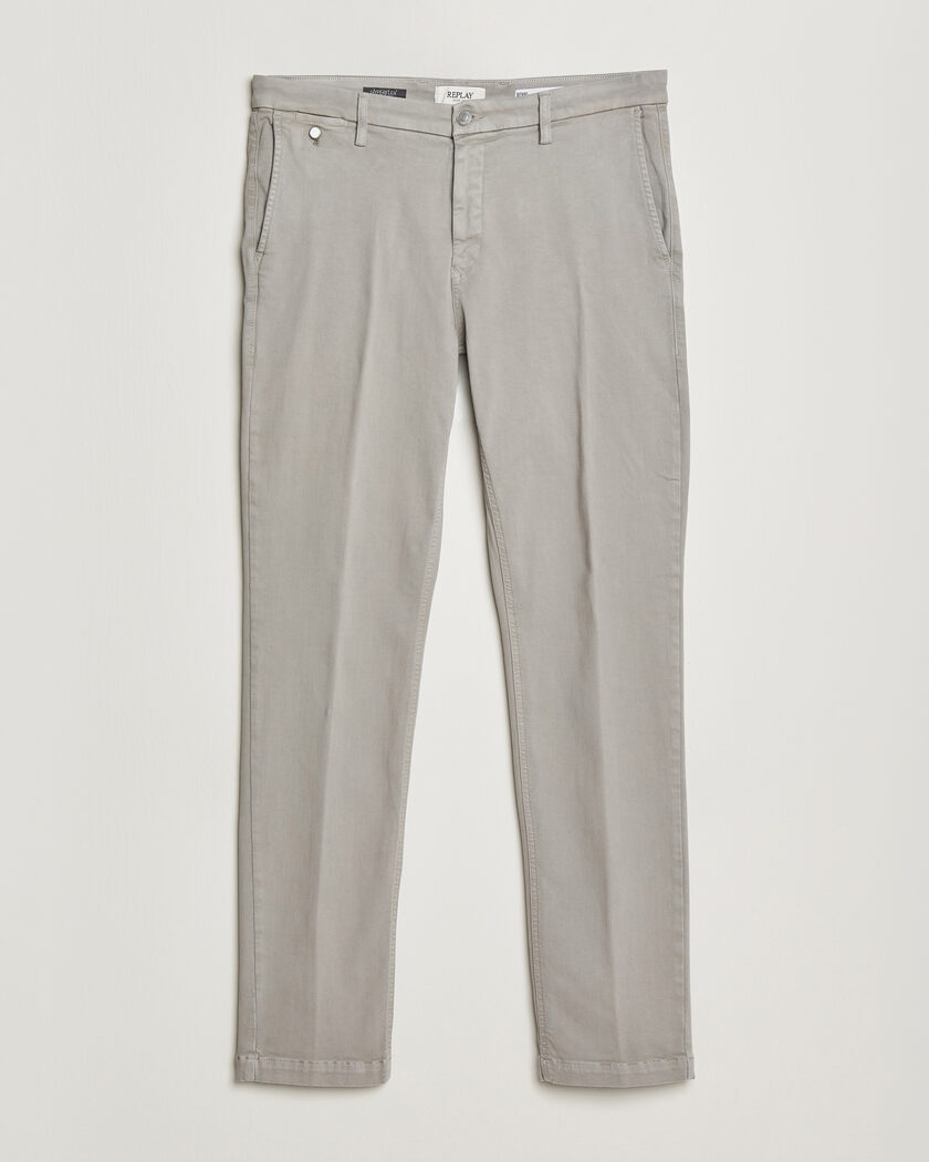 Replay Benni Hyperflex X-Lite Chinos Light Grey – Gris