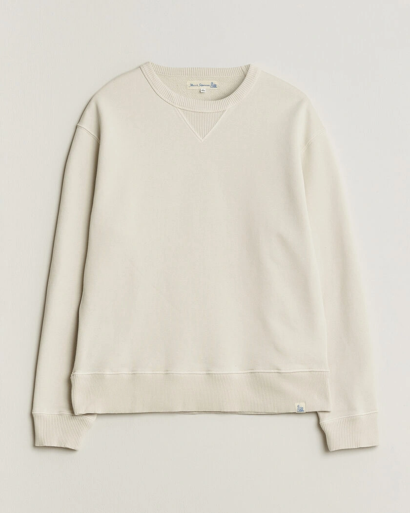 Merz b. Schwanen Classic Fit Authentic Fleece Sweatshirt Nature – Beige