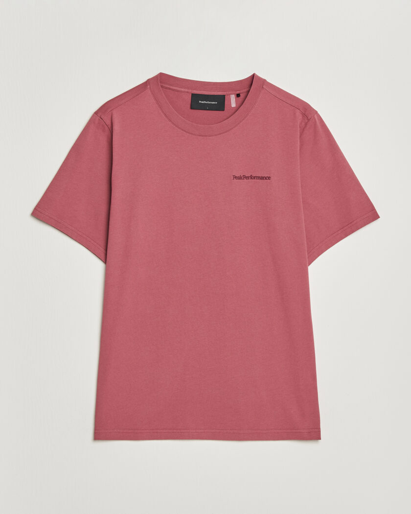 Peak Performance Original Crew Neck T-Shirt Wild Rouge – Rojo