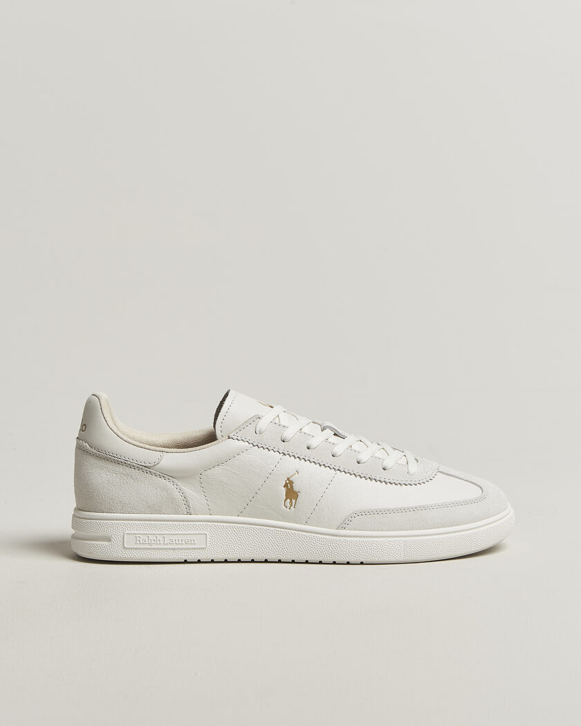 Polo Ralph Lauren Bedford Leather/Suede Sneakers Bianco – Blanco