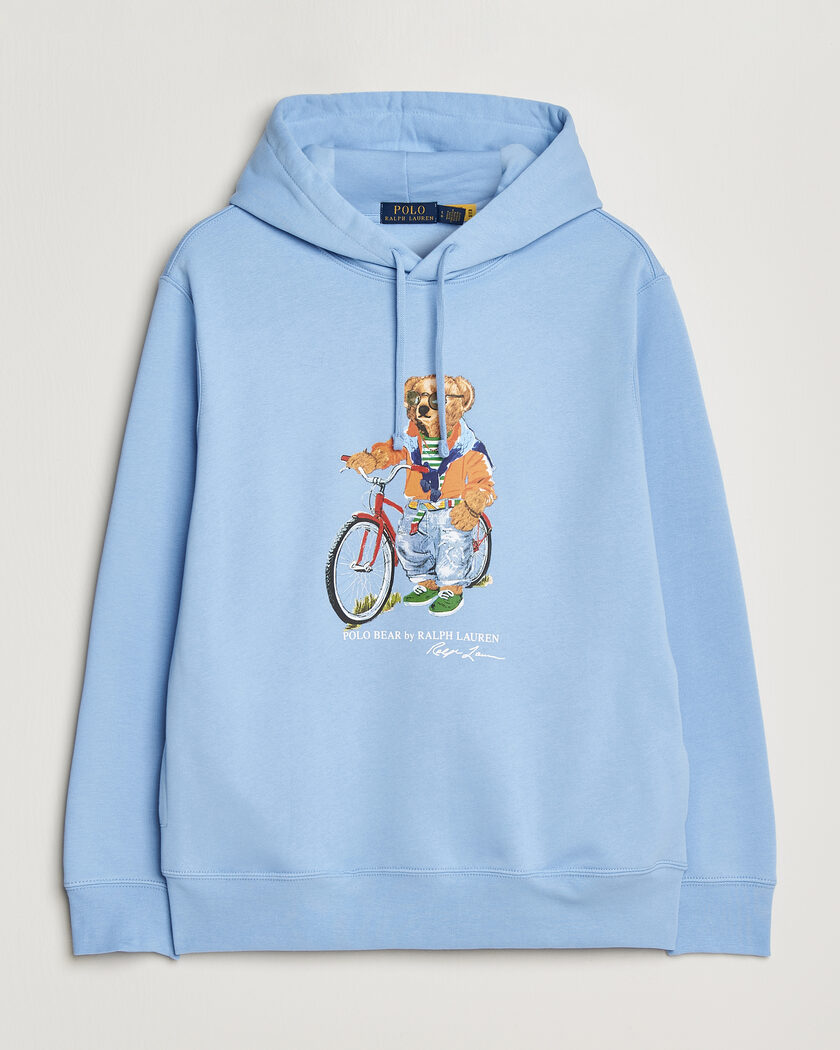 Polo Ralph Lauren Fleece Bear Hoodie Austin Blue – Azul