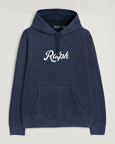 Polo Ralph Lauren Vintage Fleece Logo Hoodie Dark Cobalt – Azul