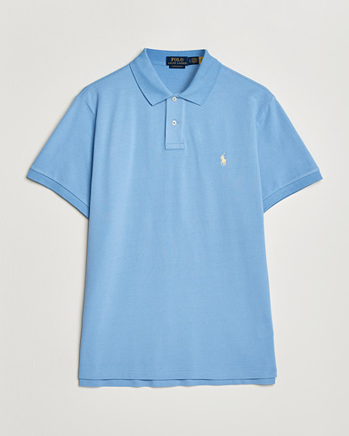 Polo Ralph Lauren Custom Slim Fit Polo Bristol Blue – Azul