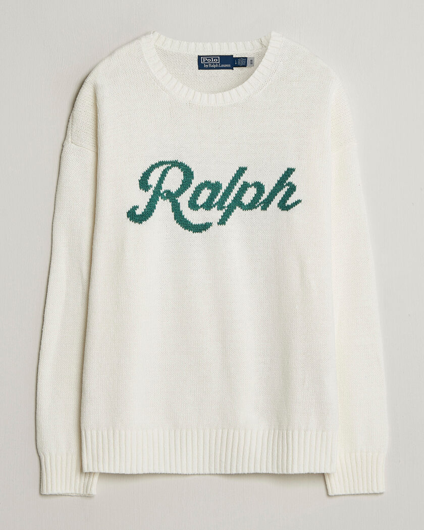 Polo Ralph Lauren Linen Blend Sweater Deckwash White – Blanco