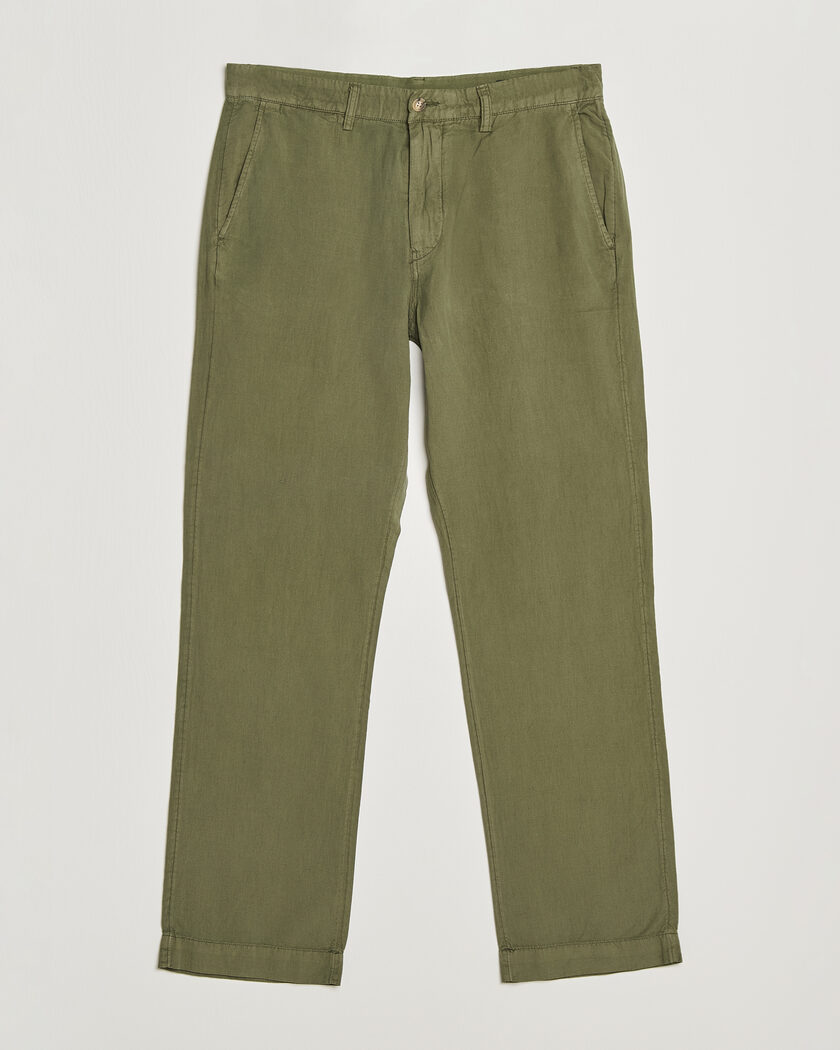 Polo Ralph Lauren Linen Cotton Pants Garden Trail – Verde
