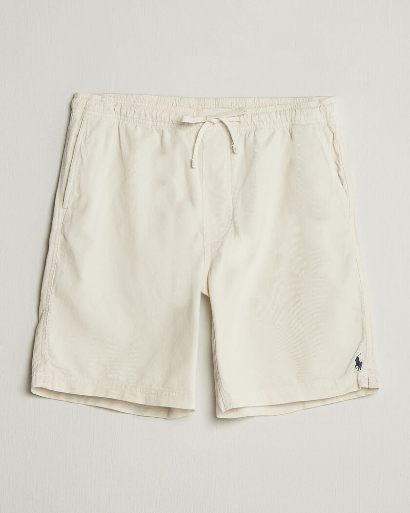 Polo Ralph Lauren Wale Cord Shorts Warm Cream – Blanco