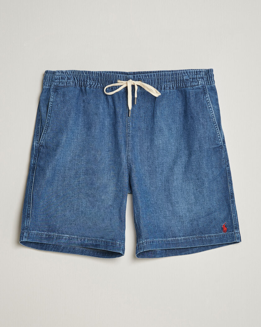  Polo Ralph Lauren Denim Shorts Blane – Azul