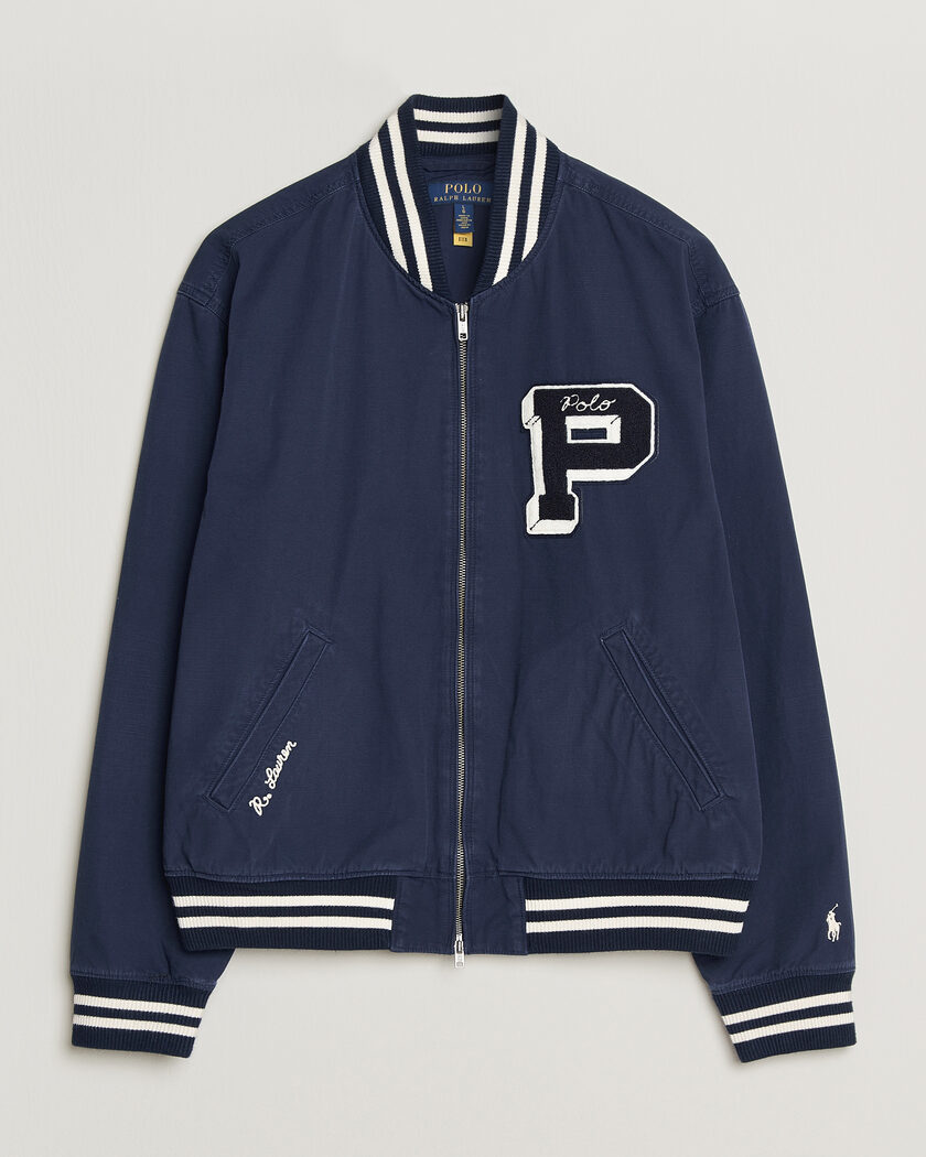 Polo Ralph Lauren Rustic Canvas Bomberjacket Newport Navy – Azul