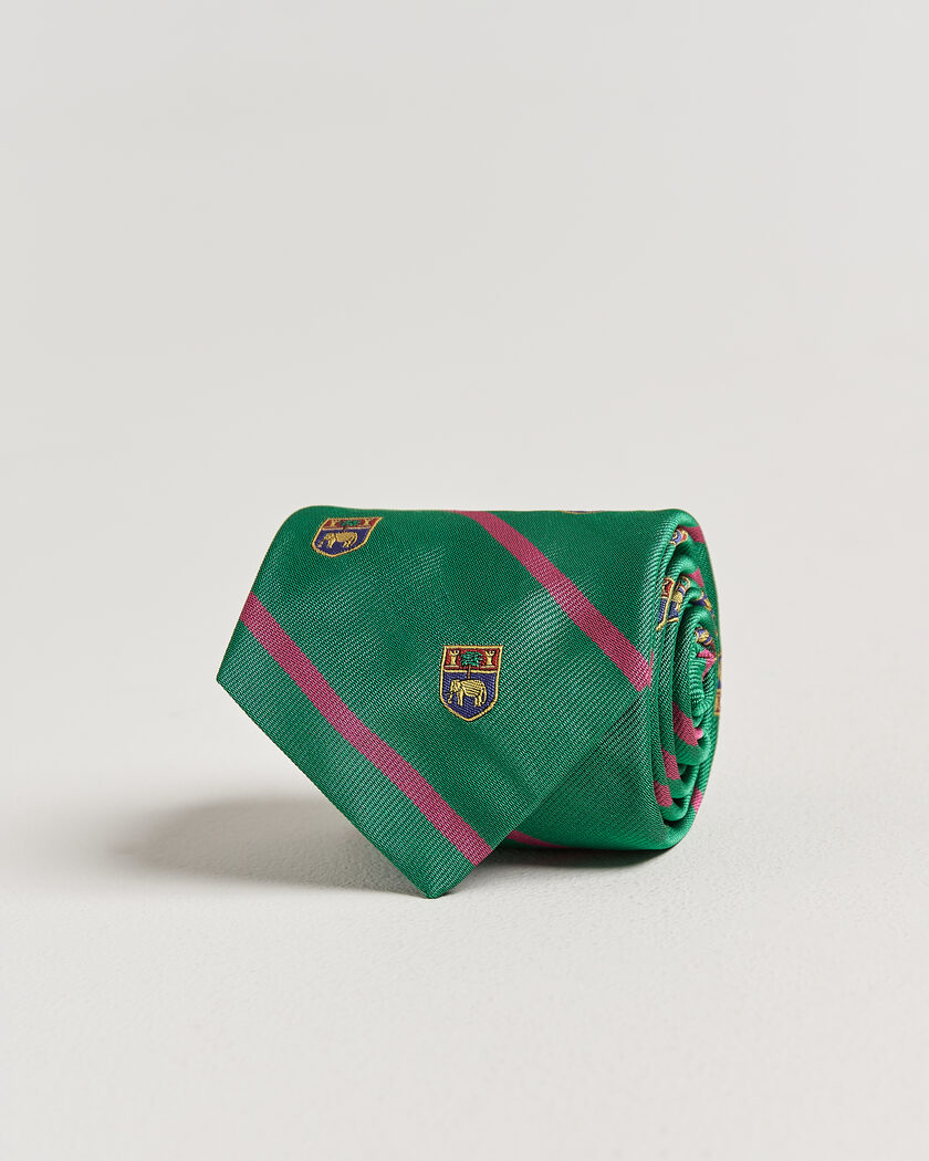 Polo Ralph Lauren Elephant Palm Club Tie Green – Verde