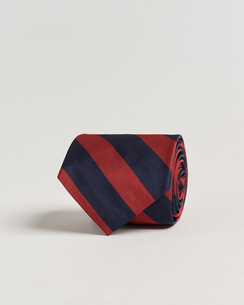 Polo Ralph Lauren Striped Club Tie Navy/Red – Azul
