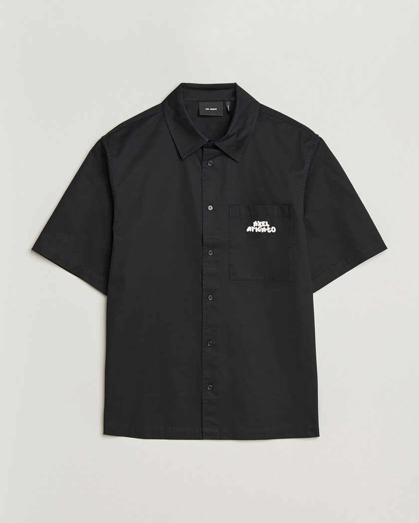 Axel Arigato Drew Short Sleeve Shirt Black – Negro