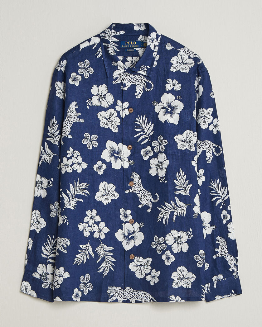 Polo Ralph Lauren Jaguar Camp Shirt Tropical – Azul