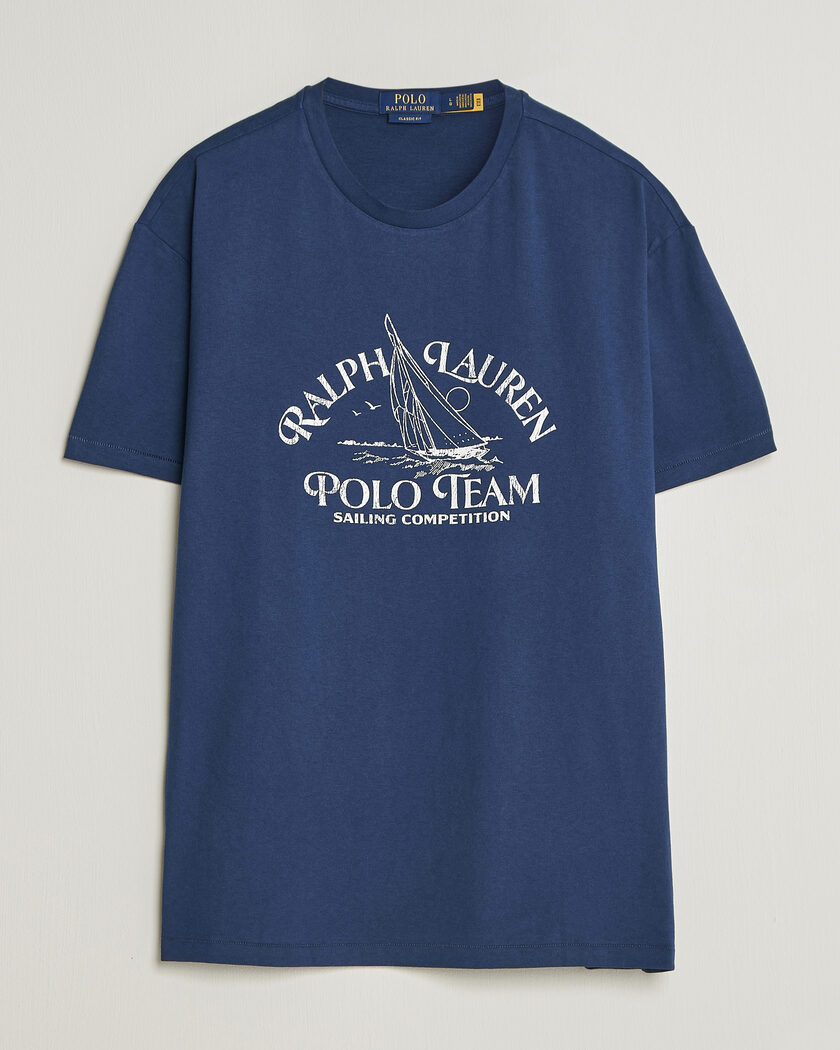Polo Ralph Lauren Ralph's Beach Club Printed Tee Dark Cobalt – Azul