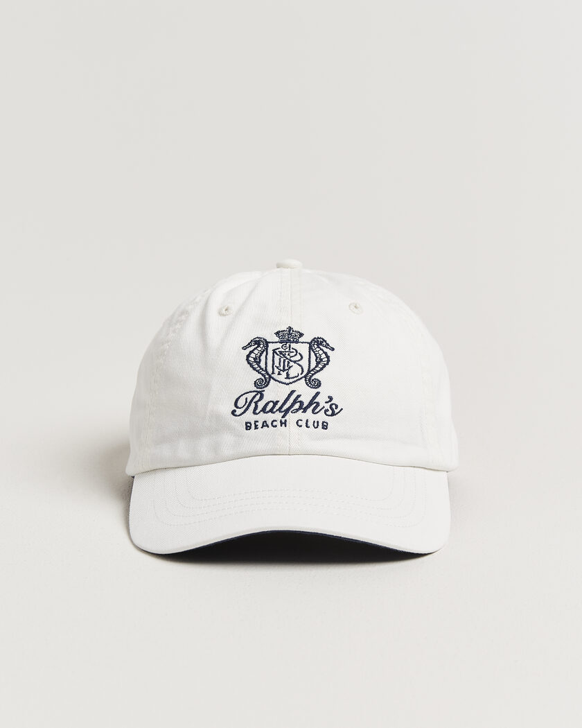 Polo Ralph Lauren Ralph's Beach Club Cap Clubhouse Cream – Blanco