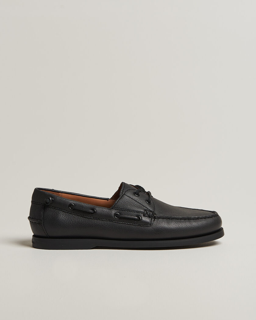 Polo Ralph Lauren Merton Boatshoe Triple Black – Negro