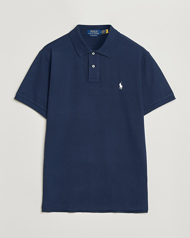 Polo Ralph Lauren Custom Slim Fit Polo Navy – Azul