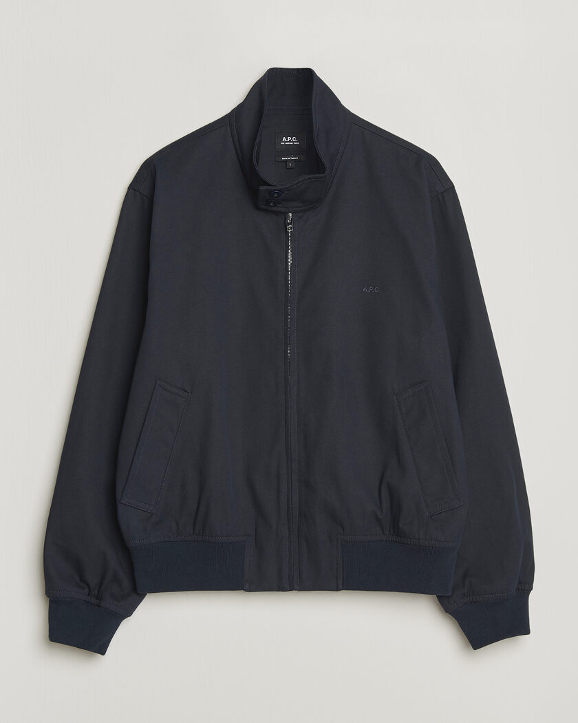 A.P.C. Zipped Jacket Dark Navy – Azul