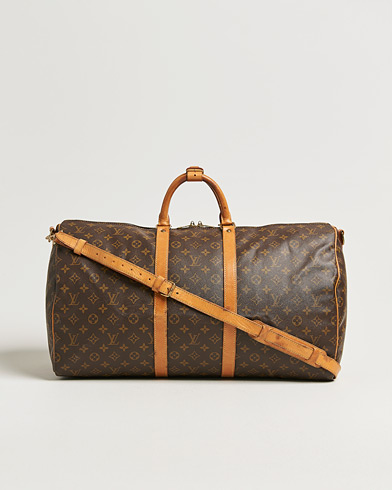 Louis Vuitton Pre-Owned Keepall Bandouliére 55 Monogram – Marrón