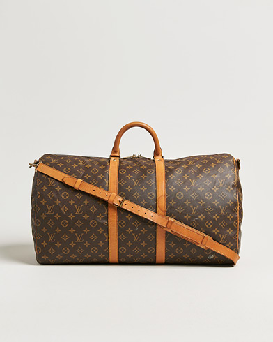 Louis Vuitton Pre-Owned Keepall Bandouliére 55 Monogram – Marrón