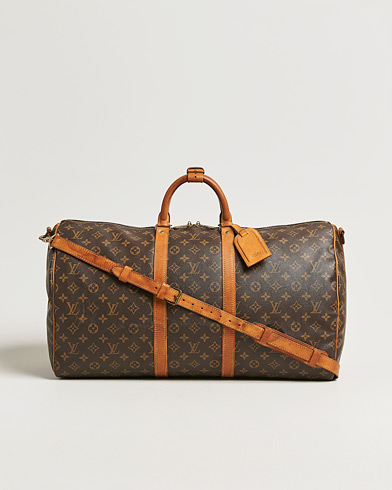 Louis Vuitton Pre-Owned Keepall Bandouliére 55 Monogram – Marrón