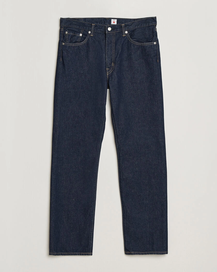 EDWIN Regular Straight Jeans Blue Rinsed – Azul