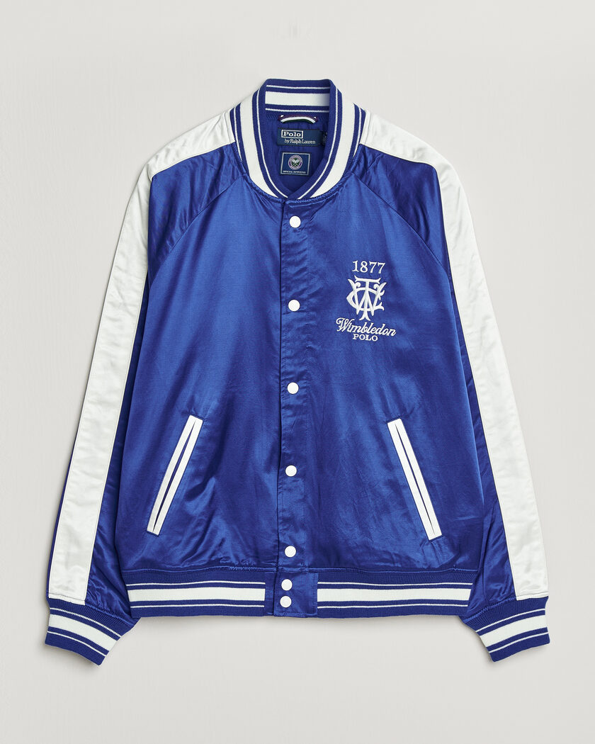 Polo Ralph Lauren Championship Bomber Jacket Graphic Royal/White – Azul