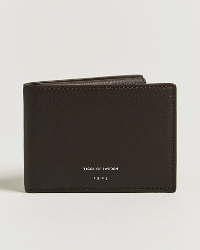 Tiger of Sweden Wivallius Leather Wallet Dark Brown – Marrón