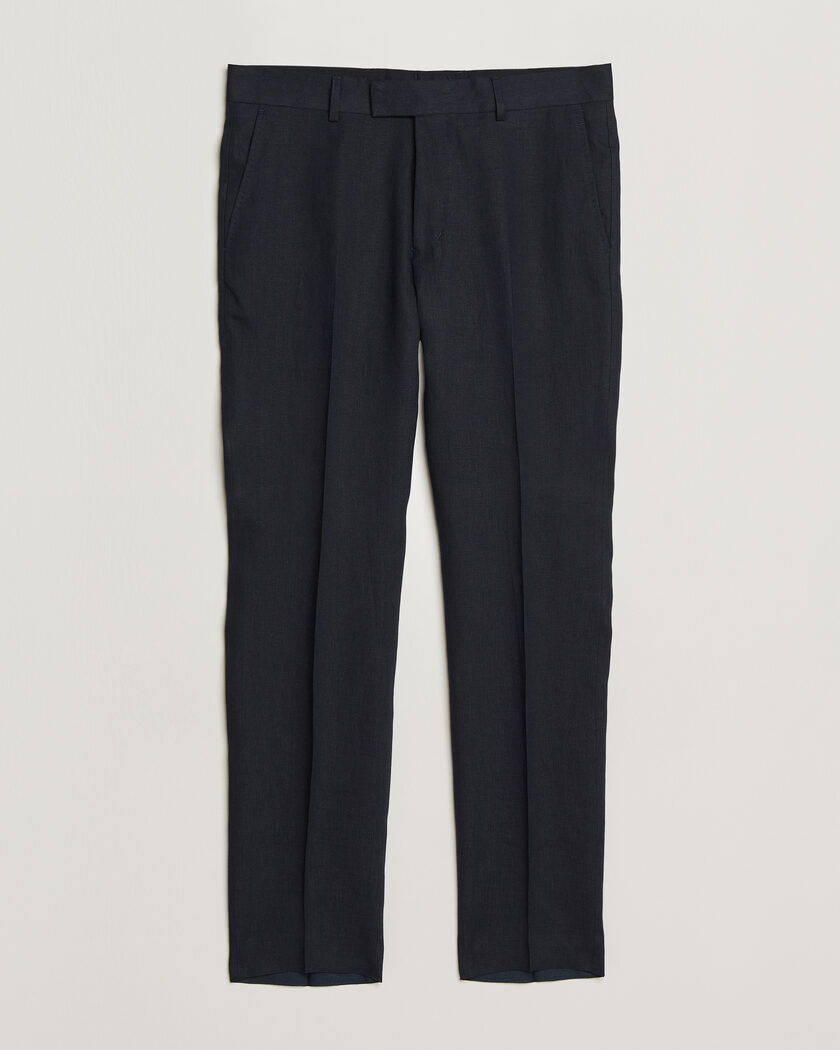 Tiger of Sweden Tenuta Linen Suit Trousers Midnight Blue – Azul