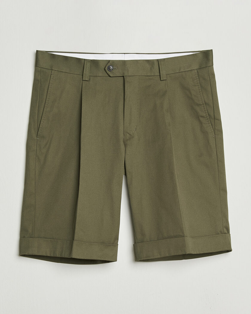 Tiger of Sweden Tenut Cotton Chino Shorts Kalamata Green – Verde