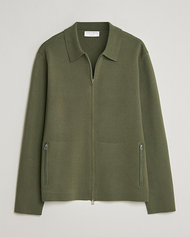 Tiger of Sweden Celyn Knitted Full Zip Kalamata Green – Verde