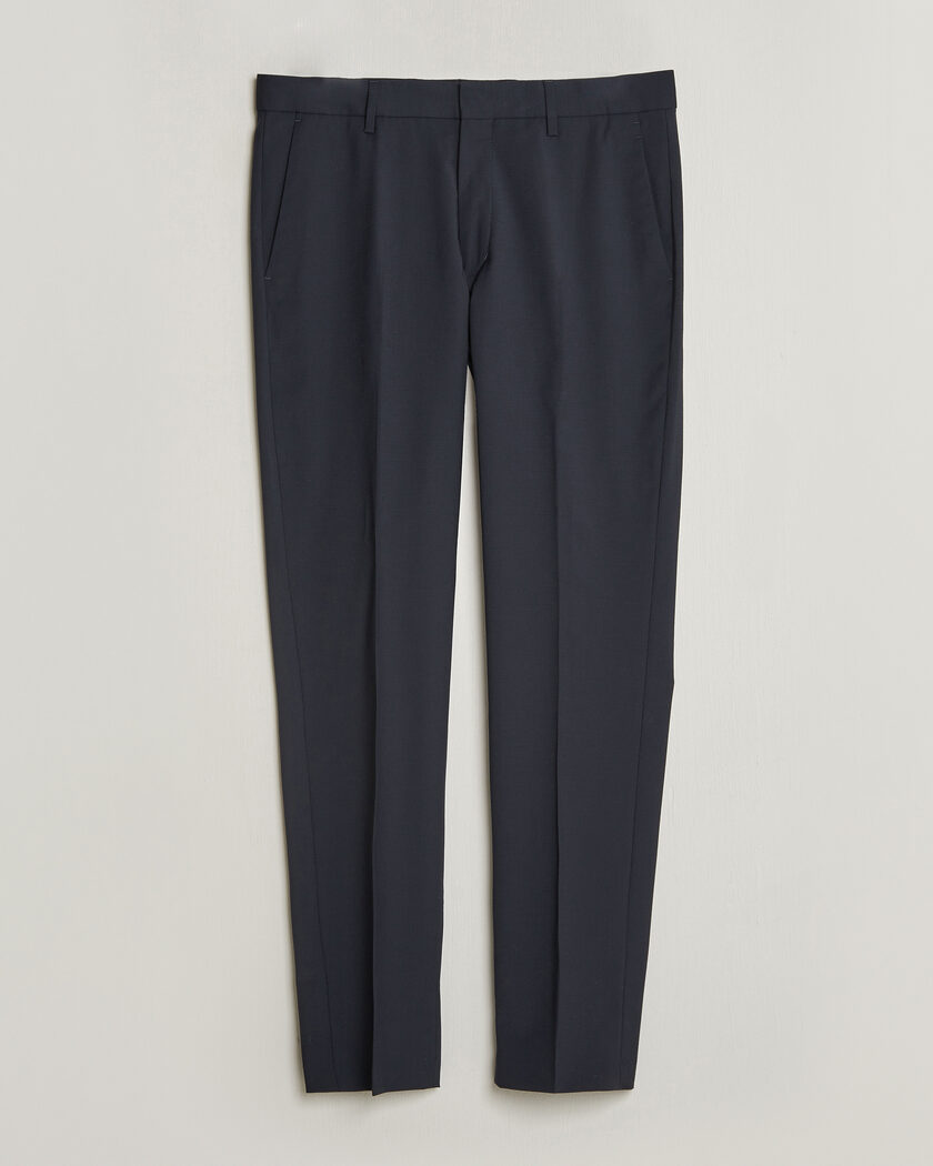 Tiger of Sweden Tenuta Wool Travel Suit Trousers Dark Ink – Azul