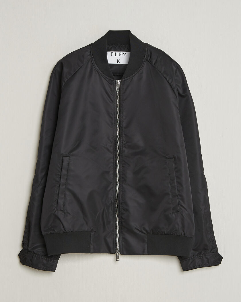 Filippa K Technical Bomber Jacket Black – Negro
