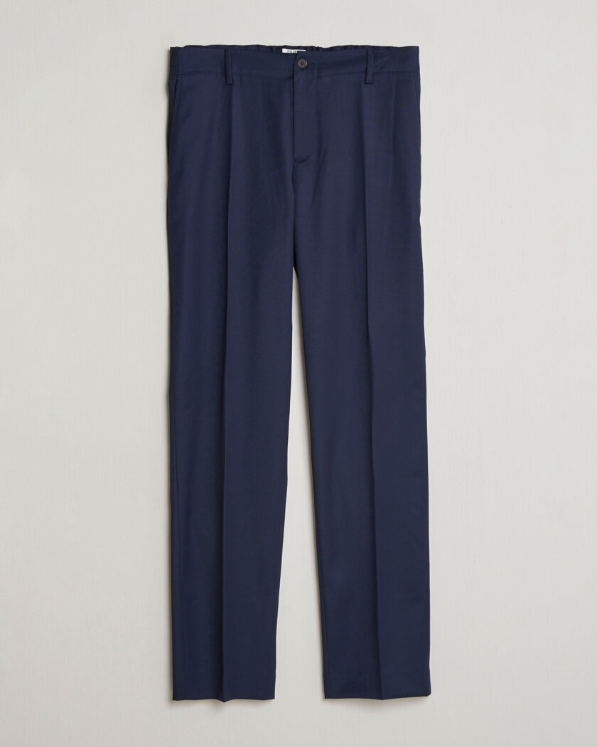 Filippa K Troy Tailored Drawstring Trousers Ink Navy – Azul