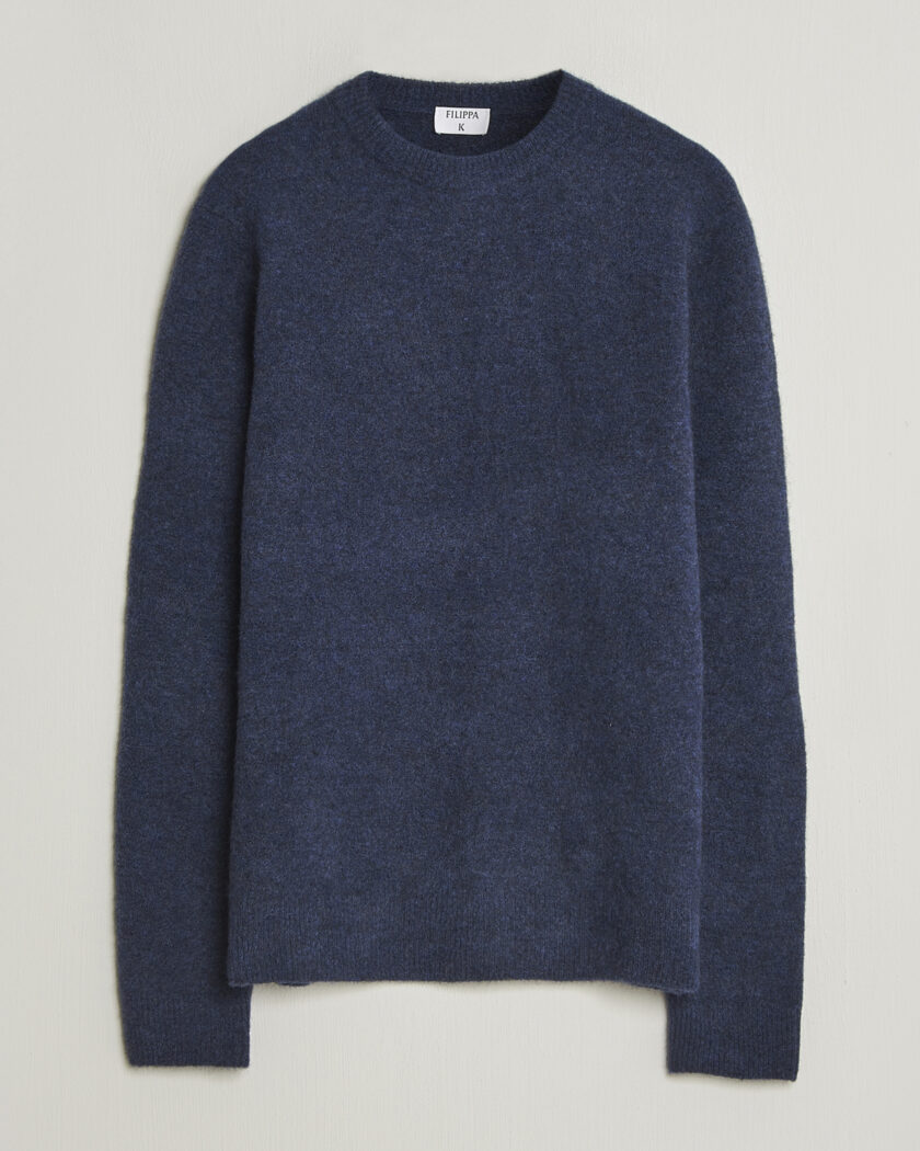 Filippa K Yak Knitted Sweater Night Teal – Azul