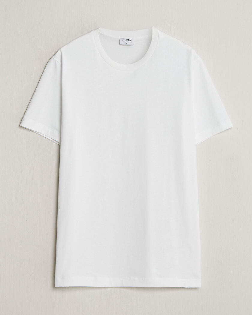 Filippa K Filip Crew Neck T-Shirt White – Blanco