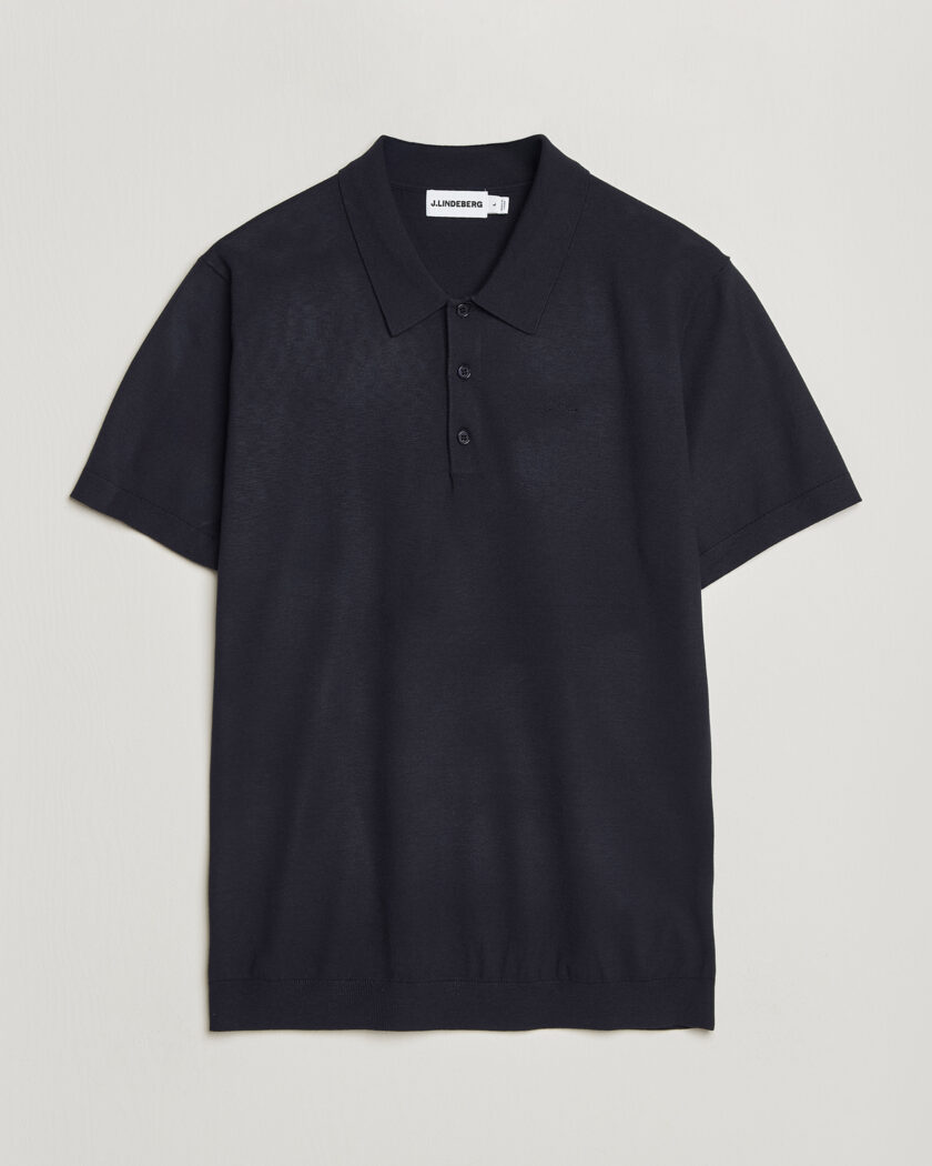 J.Lindeberg Ridge Knitted Polo JL Navy – Azul