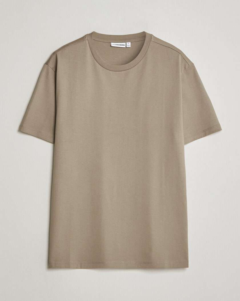 J.Lindeberg Sid Basic T-Shirt Brindle – Verde